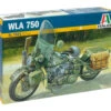 WWII WLA 750 US Army Motorcycle 1/9 Italeri