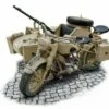 BMW R75 German Military Motorcycle with Sidecar 1/9 Italeri