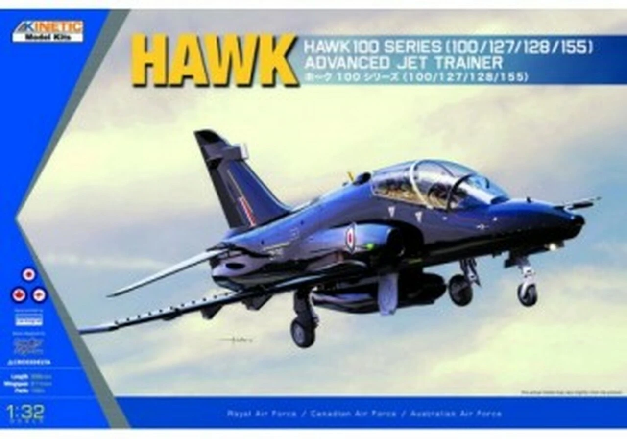 Hawk 100 Series (100/127/128/155) Advanced Jet Trainer 1/32 Kinetic Models