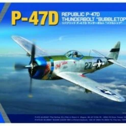P-47D Thunderbolt Bubbletop Fighter 1/24 Kinetic Models