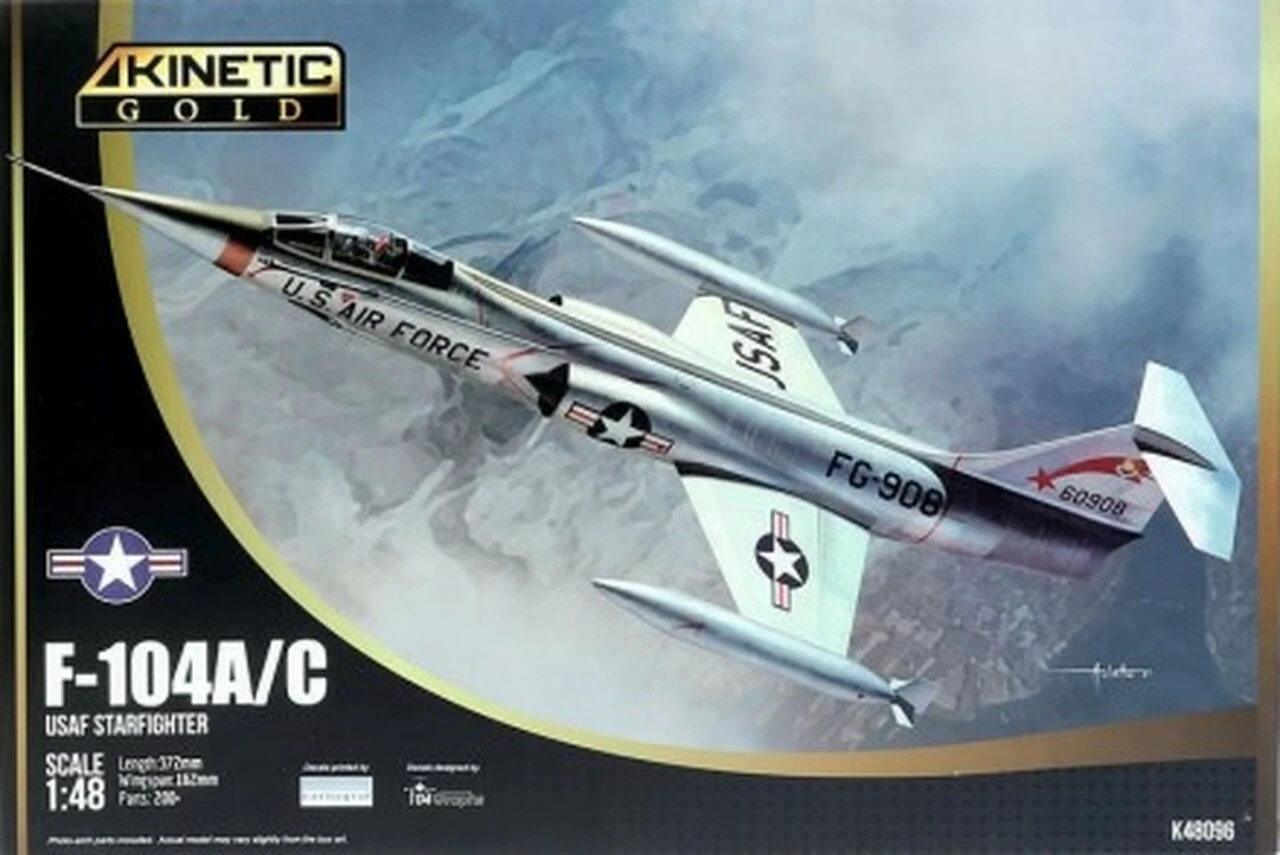 F-104A/C USAF Starfighter 1/48 Kinetic Models