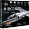 Aircraft Perfect Metal #2 Diorama Acrylic Set (6 22ml Bottles) Lifecolor