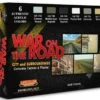 War on the Road City & Surroundings Concrete, Tarmac & Plaster Diorama Acrylic Set (6 22ml Bottles) Lifecolor
