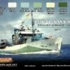 Royal Navy WWII Western Approach Late War Camouflage Paint Set #2 Lifecolor