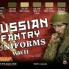 Russian WWII Infantry Uniforms Acrylic Set (6 22ml Bottles) Lifecolor