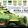 British WWII Tanks Afrika & Balkan Caunter Scheme #1 Acrylic Set (6 22ml Bottles) Lifecolor