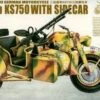 WWII German Zundapp KS750 Motorcycle w/Sidecar 1/35 Great Wall Hobby