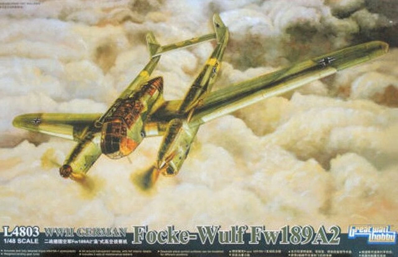 WWII German Fw 189A-2 Fighter 1/48 Great Wall Hobby