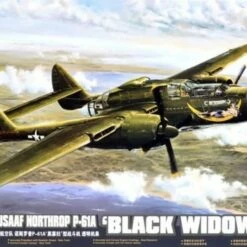 WWII USAAF P-61A Black Widow Glass Nose Aircraft 1/48 Great Wall Hobby