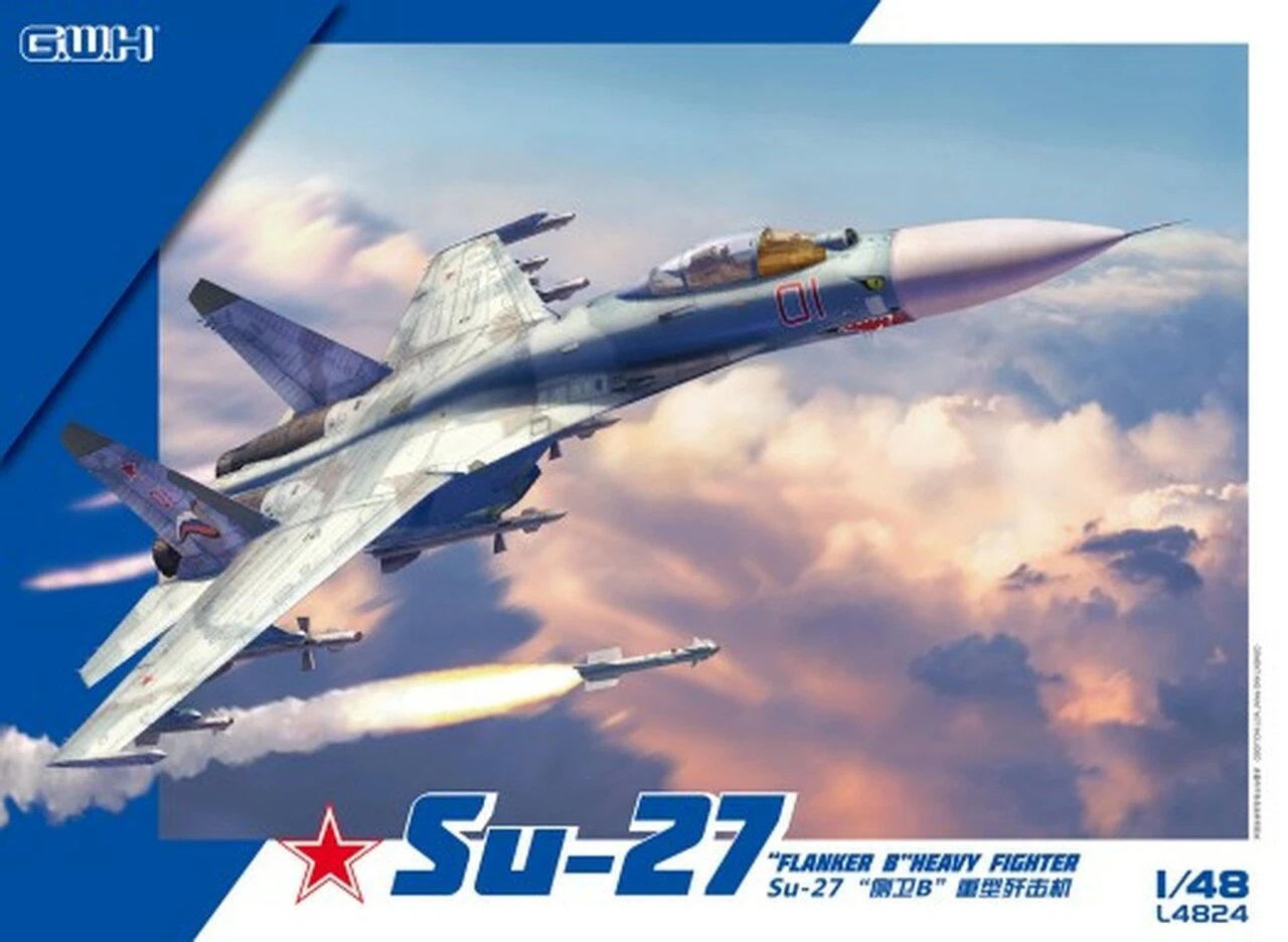 Su-27 Flanker B Heavy Fighter (Ltd Edition) 1/48 Great Wall Hobby