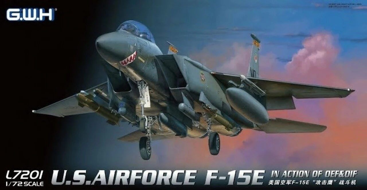 USAF F-15E in Action OEF & OIF Fighter 1/72 Great Wall Hobby