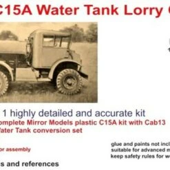 C15A Cab 13 Water Tank Lorry Truck 1/35 LZ Models