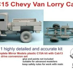 C15 Cab 13 Chevy Van Lorry Flatbed Truck 1/35 LZ Models