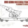 WWII German Wasserfall Ferngelenkte Flarakete Missile Railway Car 1/72 Modelcollect
