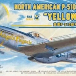 P-51D Mustang "Yellow Nose" Fighter 1/48 Meng Models