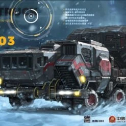 The Wandering Earth Movie: CN114-03 Cargo Transport Truck (Snap) 1/100 Meng Models