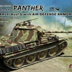 SdKfz 171 Panther Ausf G Early German Medium Tank w/Air Defense Armor 1/35 Meng Models