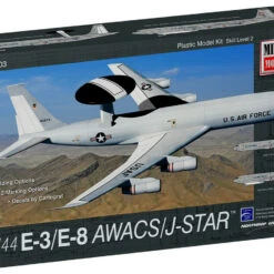 E-3 AWACS/E-8 Joint Star Aircraft 1/144 Minicraft