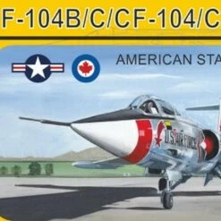 F-104B/C/CF-104/CF-104D American Starfighters (2 in 1) 1/144 Mark I Models