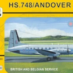 Hawker-Siddely HS-748/Andover CC2 Military British/Belgian Service Transport Aircraft 1/144 Mark I Models