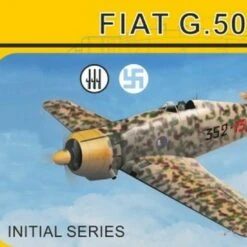 Fiat G50 Initial Series Italian/Finnish Fighter (2 in 1) 1/144 Mark I Models