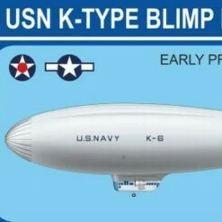 USN K-Type K-3/6/28 Early Production Blimp 1/720 Mark I Models