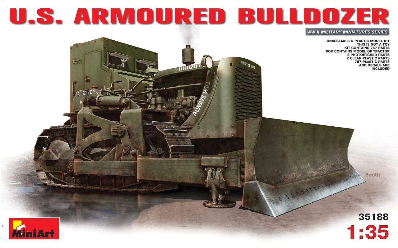 US Armored Bulldozer 1/35 MiniArt