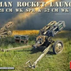 German Rocket Launcher w/28cm WK SPR & 32cm WK Flamm 1/35 Miniart
