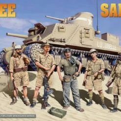 M3 Lee Mid Production Sahara Tank w/5 Crew 1/35 Miniart