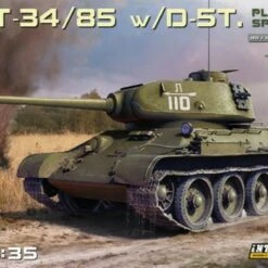 T34/85 Plant 112 Tank w/D5T Gun & Full Interior Spring 1944 1/35 Miniart