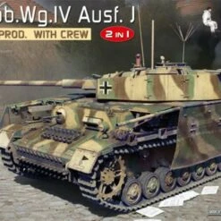 WWII PzBeobWg IV Ausf J Late/Last Production Tank w/5 Crew (2 in 1) 1/35 Miniart