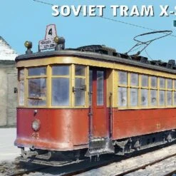 Soviet X-Series Early Type Tramcar w/Street-Type Base Section 1/35 Miniart