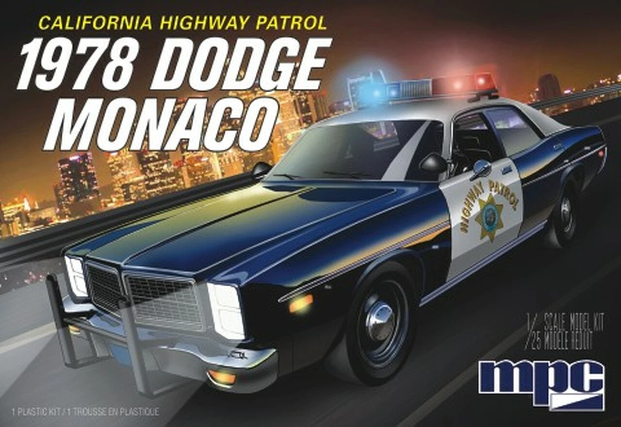 1978 Dodge Monaco CHP Police Car 1/25 MPC Models