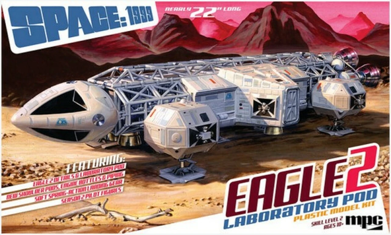 Space 1999: Eagle II Transporter w/Lab Pod (22" Long) 1/48 MPC Models