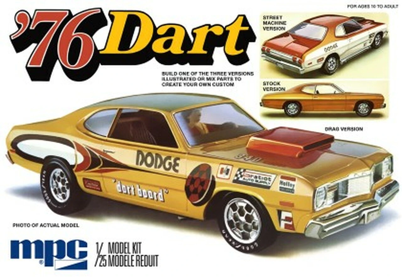 1976 Dodge Dart Car 1/25 MPC Models