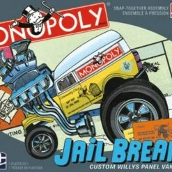 Monopoly Jail Breaker Custom Willys Panel Van (Snap) MPC Models