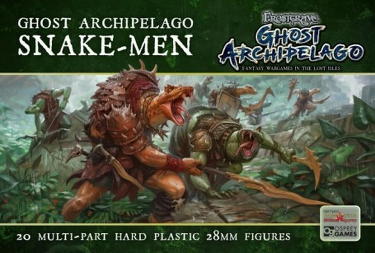 Frostgrave Ghost Archipelago: Snakemen (20) 28mm North Star Figures