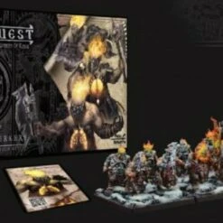 Conquest Dweghom: Flame Berserkers Plastic Figure Kit (12 w/stands) 38mm Para Bellum Wargames