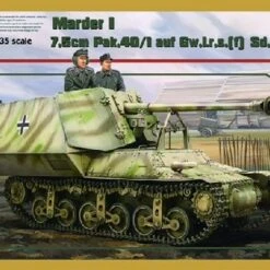 Marder I 7.5cm Pak 40/1 on GW LrS(f) SdKfz 135 Tank Destroyer 1/35 Panda Hobby Models