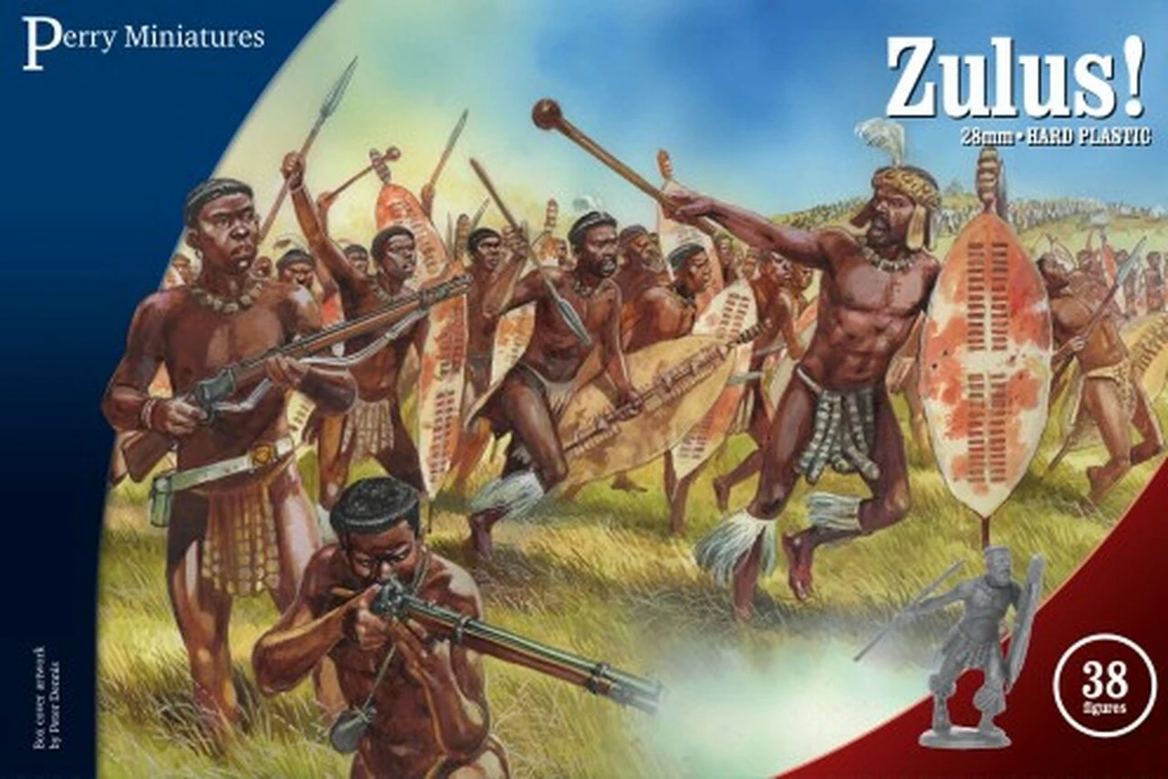 Zulus (38) 28mm Perry Miniatures