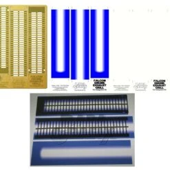 DeAgostini Millennium Falcon Engine Grill Photo-Etch & Backlighting Film Blue/White Set 1/43 Paragrafix