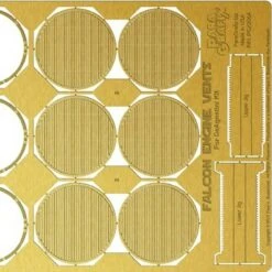 DeAgostini Millennium Falcon Engine Vents Photo-Etch Set 1/43 Paragrafix