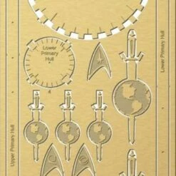 Star Trek The Original Series: USS Enterprise Primary Hull Deflector Grid Compass Photo-Etch Set for PLL 1/350 Paragrafix
