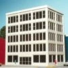 Vicky's 5-Story Building Kit HO Scale Pikestuff