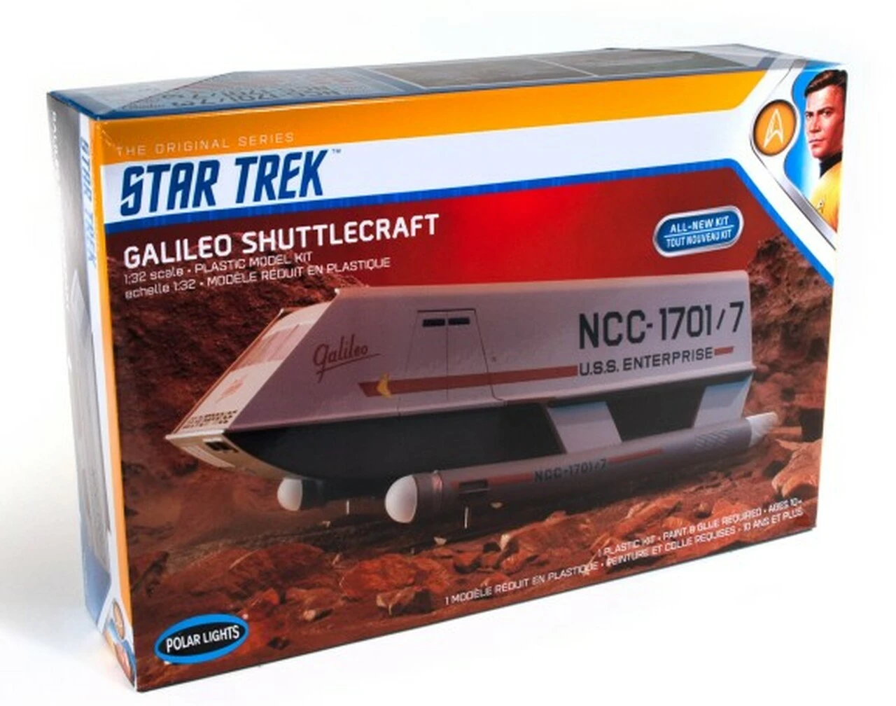 Star Trek The Original Series Galileo Shuttlecraft 1/32 Polar Lights