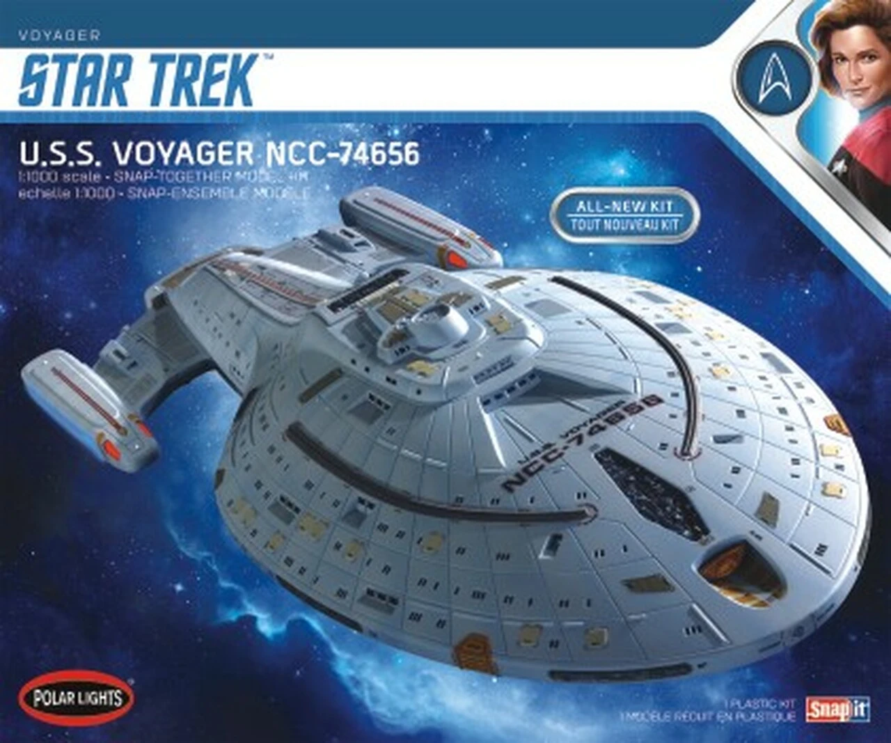 Star Trek USS Voyager NCC-74656 (Snap) 1/1000 Polar Lights