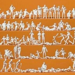 Unpainted People Leisuretime At Lake (120) Kit HO Scale Preiser Unpainted People Leisuretime at Lake (120) Kit HO Scale Preiser