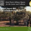 WWII Allied M4A1 76mm Wet Stowage Sherman Tank 15mm (5) Plastic Soldier