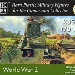 Russian T70 Tank (5) 15mm Plastic Soldiers