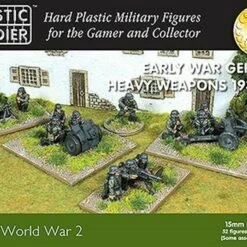 Early War German Infantry Heavy Weapons 1939-42 15mm Plastic Soldier
